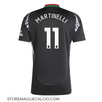 Arsenal Gabriel Martinelli #11 Maglia Gara Trasferta Repliche 2024-25